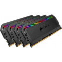 Corsair RAM DDR4 32GB 3200-CL16 Quad-Kit Dominator Platinum RGB Black
