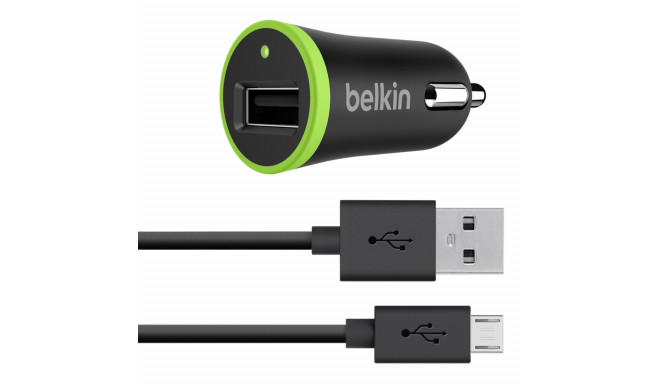 Belkin Car Charger 1 A incl. 0,9 m Micro USB   F8M711bt04-BLK
