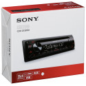 Sony car radio CDX-G1300U, red