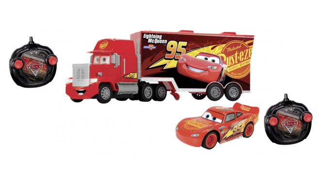 Dickie RC Turbo Mack Truck + Lightning McQueen  Cars 3  1:24