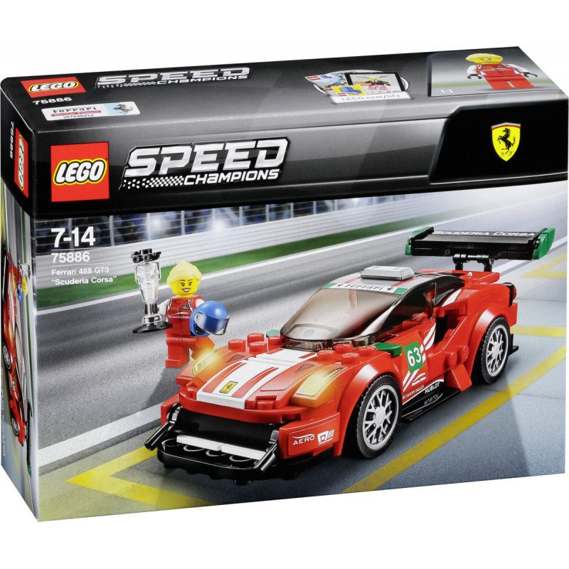 Lego Speed Champions Ferrari 488 Gt3 Scuderia Corsa 75886