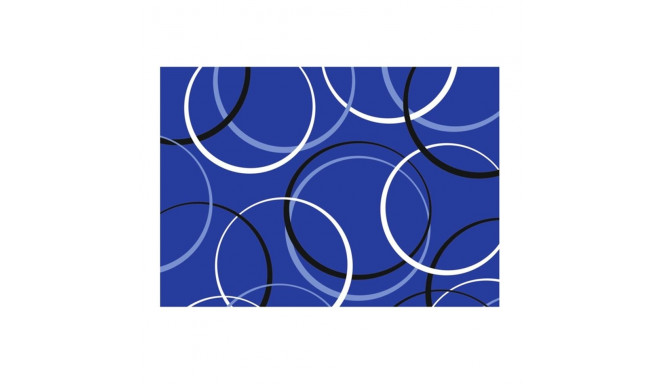 Lesaiņojuma papīrs 2m x 70 cm Circles Blue