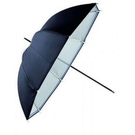 Falcon Eyes Umbrella URN-48TSB1 Transparent White + Silver/Black Cover 122 cm
