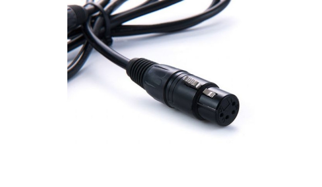 Rolux 4-Pin XLR Female with 4-Pins Male Connector