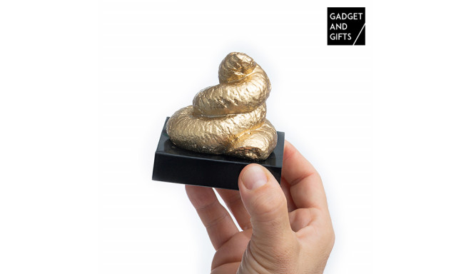 Gadget and Gifts Golden Poo Trophy
