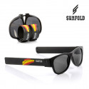 OUTLET Сворачивающиеся Солнечные Очки Sunfold Mundial Spain Black (без упаковки)