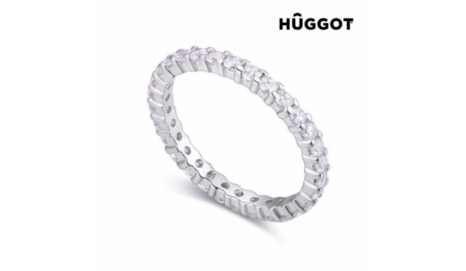 Hûggot Promise 925 Sterling Silver Ring with Zircons (17,5 mm)