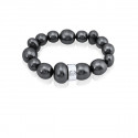 Adjustable Women’s Bracelet with Pearls Pertegaz 147265 (Grey)