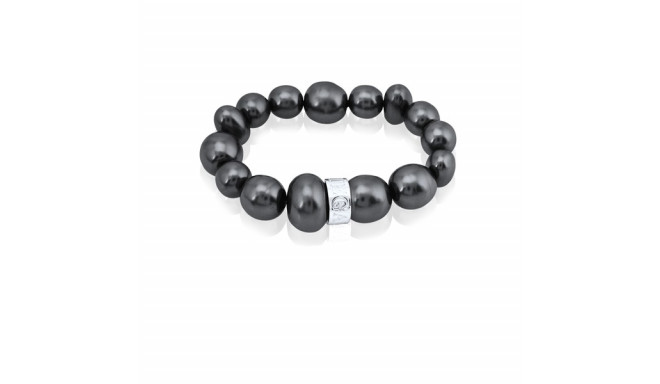 Adjustable Women’s Bracelet with Pearls Pertegaz 147265 (Grey)