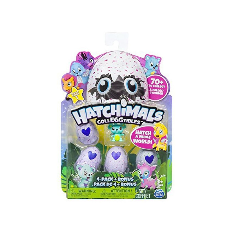 Magic Egg With Animal Hatchimals Bizak 61921915 4 pcs Toy figures Photopoint