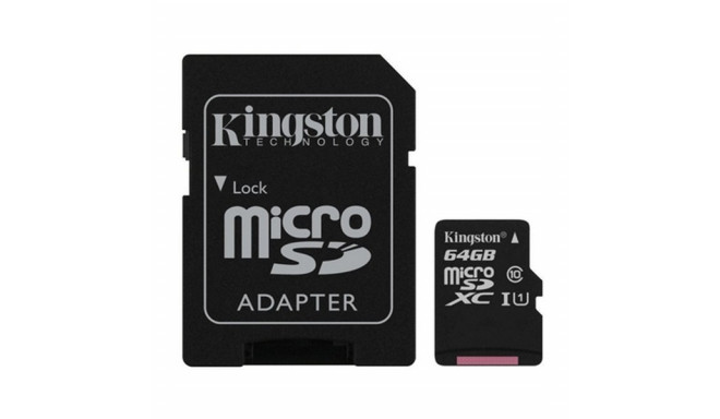 Kingston memory card microSDXC 64GB (SDCS/64GB)