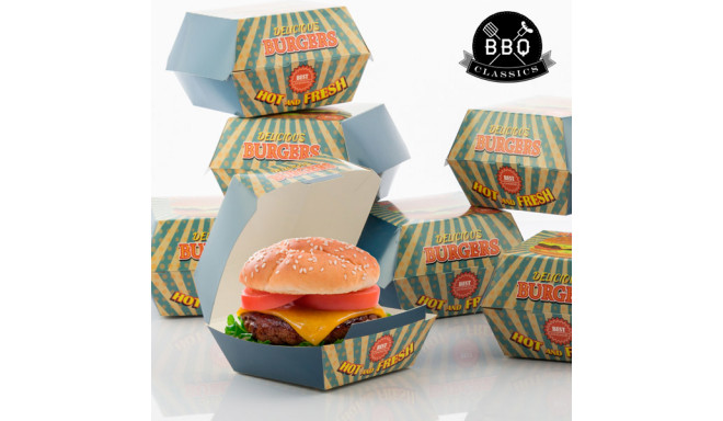BigBuy BBQ burgerikarpide komplekt Classics 8tk