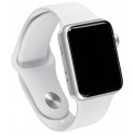 Apple Watch Series 3 GPS Cell 38mm Silver Alu White Band