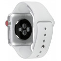 Apple Watch Series 3 GPS Cell 38mm Silver Alu White Band