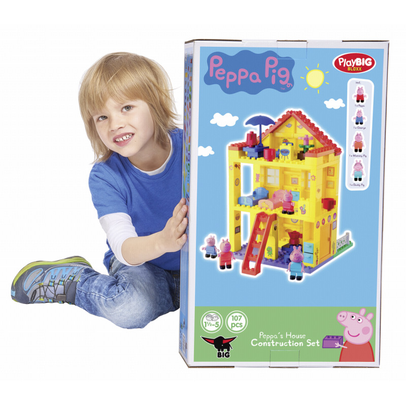 Big peppa pig peppas house 2024 building sets