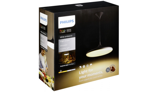 Philips Hue Cher LED Pendant Light black