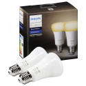 Philips LED lamp Hue White Ambiance LED DIM E27 9,5W (60W) white 2tk