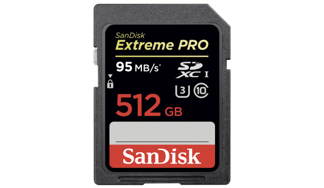 SanDisk Extreme Pro SDXC   512GB 95MB/s          SDSDXPA-512G-G46