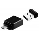 10x1 Verbatim Store n Stay 16GB USB 2.0 + OTG Adapter micro USB