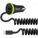 Belkin Car Charger 3,4 A 17 W USB plus fixes USB Micro Cable