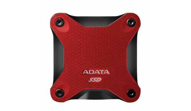 Adata external SSD 256GB SD600 USB 3.0, red