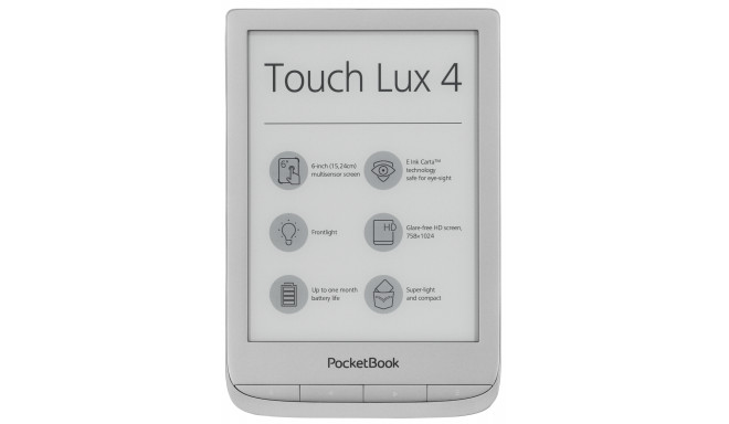 Pocketbook Touch Lux 4 silver