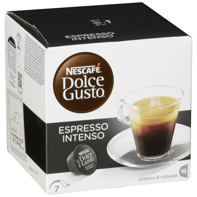 Nescafe coffee capsules Dolce Gusto Espresso Intenso 16pcs - Coffee ...