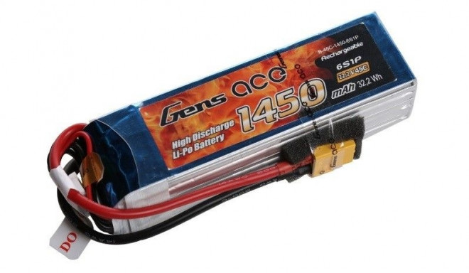 Gens Ace aku 1450mAh 22.2V 45C