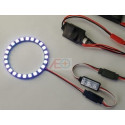 24-diodowa płytka z oświetleniem LED (5V, 7 kolorów) z kontrolerem oświetlenia