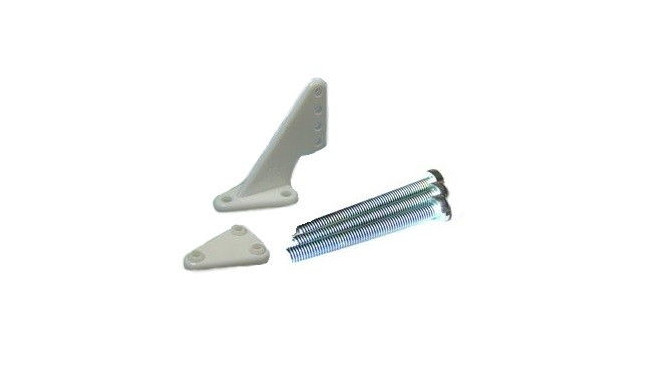 Steering lever short, small 1.6mm, white, 2 sets