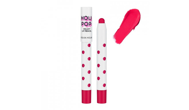 Holika Holika Матовая помада-карандаш для губ Holi Pop Velvet Lip Pencil PK02 Berry