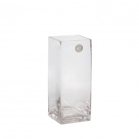 Vase IN HOME 10x10xH25cm, clear glass