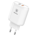 Baseus Bojure Quick Charge 3.0 Premium Travel Charger 12V / USB / 3A / 23W / White (EU Blister)