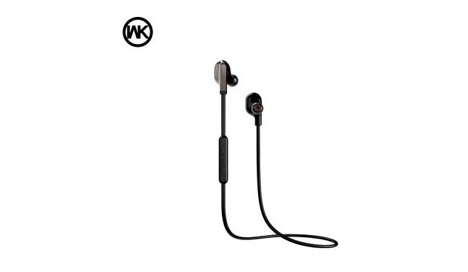 WK-Design Hi-Fi BD200 Премиум Bluetooth 4.2 / A2DP / HFP / HSP / AVRCP / Спортивные наушники черный