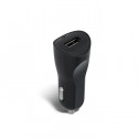 Setty car charger Single USB 2.1A 12V/24V, black