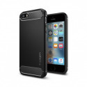 Spigen kaitseümbris Rugged Armor iPhone 5/5s/SE, must