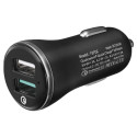 Autolaadija 2 x USB, 2.4A + Quick Charge 3.0, kiirlaadija, F27QC, Spigen