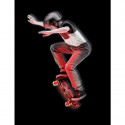YVOLUTION red Skateboard Neon Cruzer 4L CL, 100791