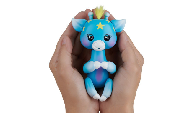 FINGERLINGS electronic toy baby giraffe Lil' G, blue, 3556