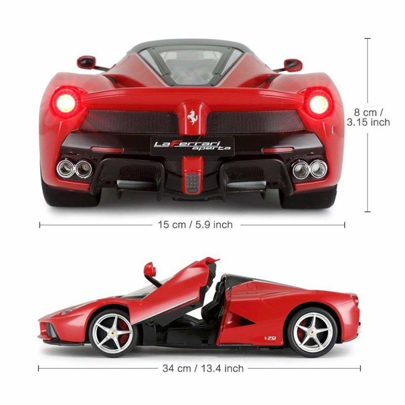 rastar la ferrari light and door radio controlled car