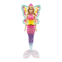 BARBIE Barbė princess-fairy-mermaid, FJD08