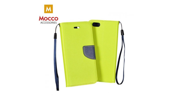 Mocco kaitseümbris Fancy Book LG K10 (2017), roheline/kollane