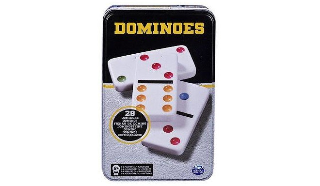 CARDINAL GAMES Spēle Dominoes, in tin, 6033156