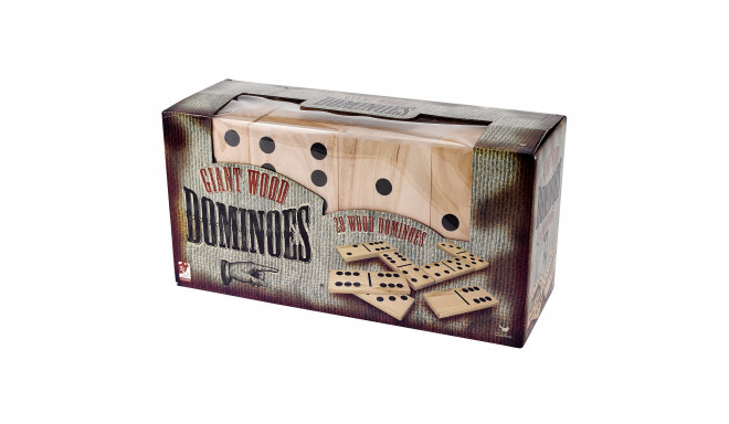 CARDINAL GAMES wooden GIANT DOMINO, 6037727