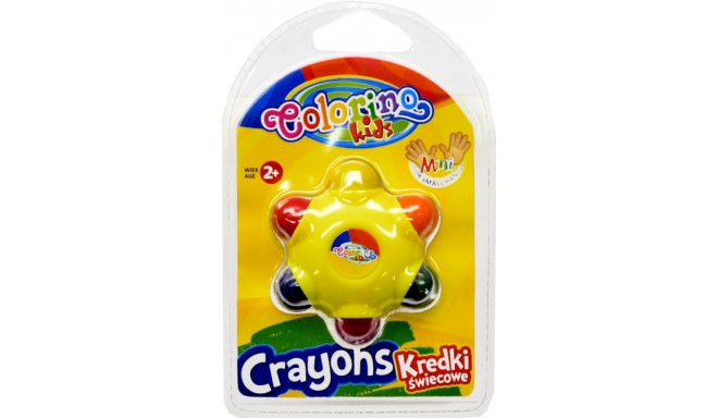 Crayons STAR 6 col Colorino Kids 2+
