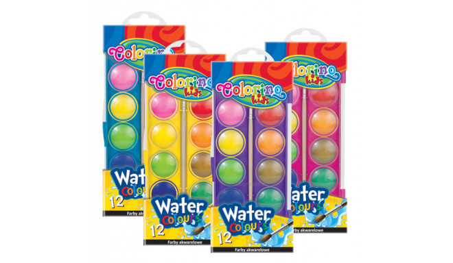 COLORINO KIDS ūdenskrāsas (12 krāsas), 41508PTR