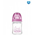 CANPOL BABIES EasyStart Anticolic wide neck Bottle glass - Forest Friends 120ml