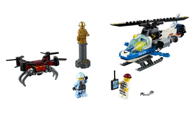 60207 LEGO® City Gaisa policijas pakaļdzīšanās dronam