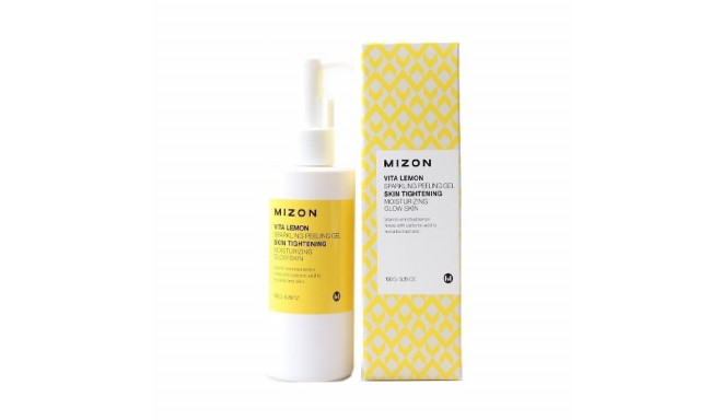 MIZON Vita Lemon Sparkling Peeling Gel - лимонный пилинг-гель