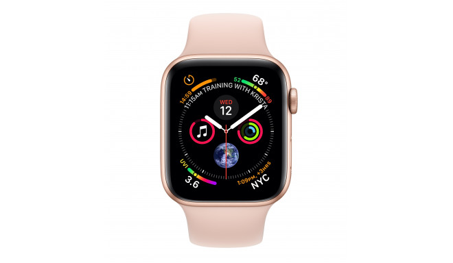 Apple Watch S4 44mm Gold Alu Pink Sand Sport Band (GPS) MU6F2GK/A